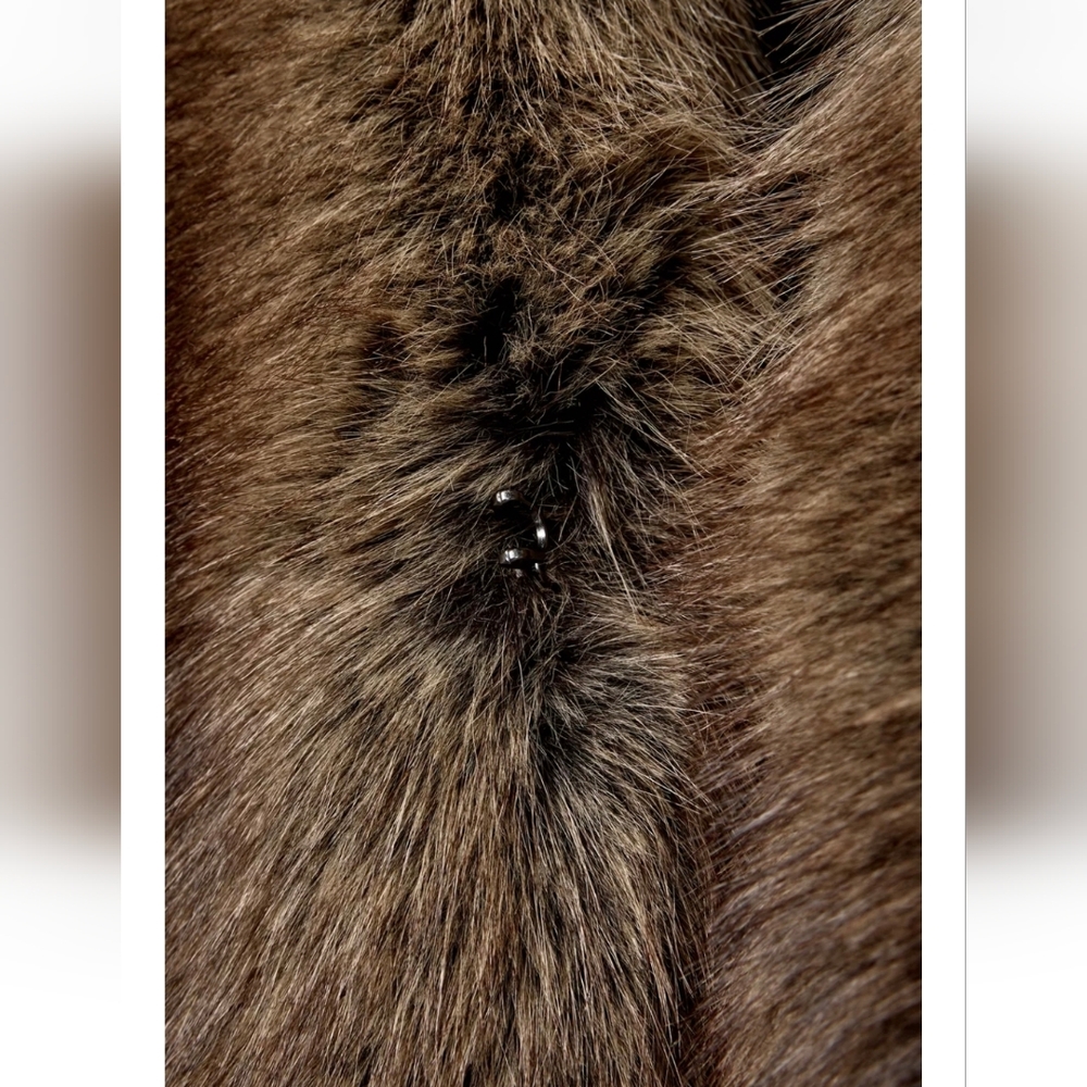 ZARA FAUX FUR COLLAR BOMBER JACKET ZW COLLECTION - Picture 8 of 9